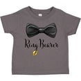 thumbnail image 3 of Inktastic Ring Bearer Black Bow Tie and Gold Wedding Ring Boys Toddler T-Shirt, 3 of 5