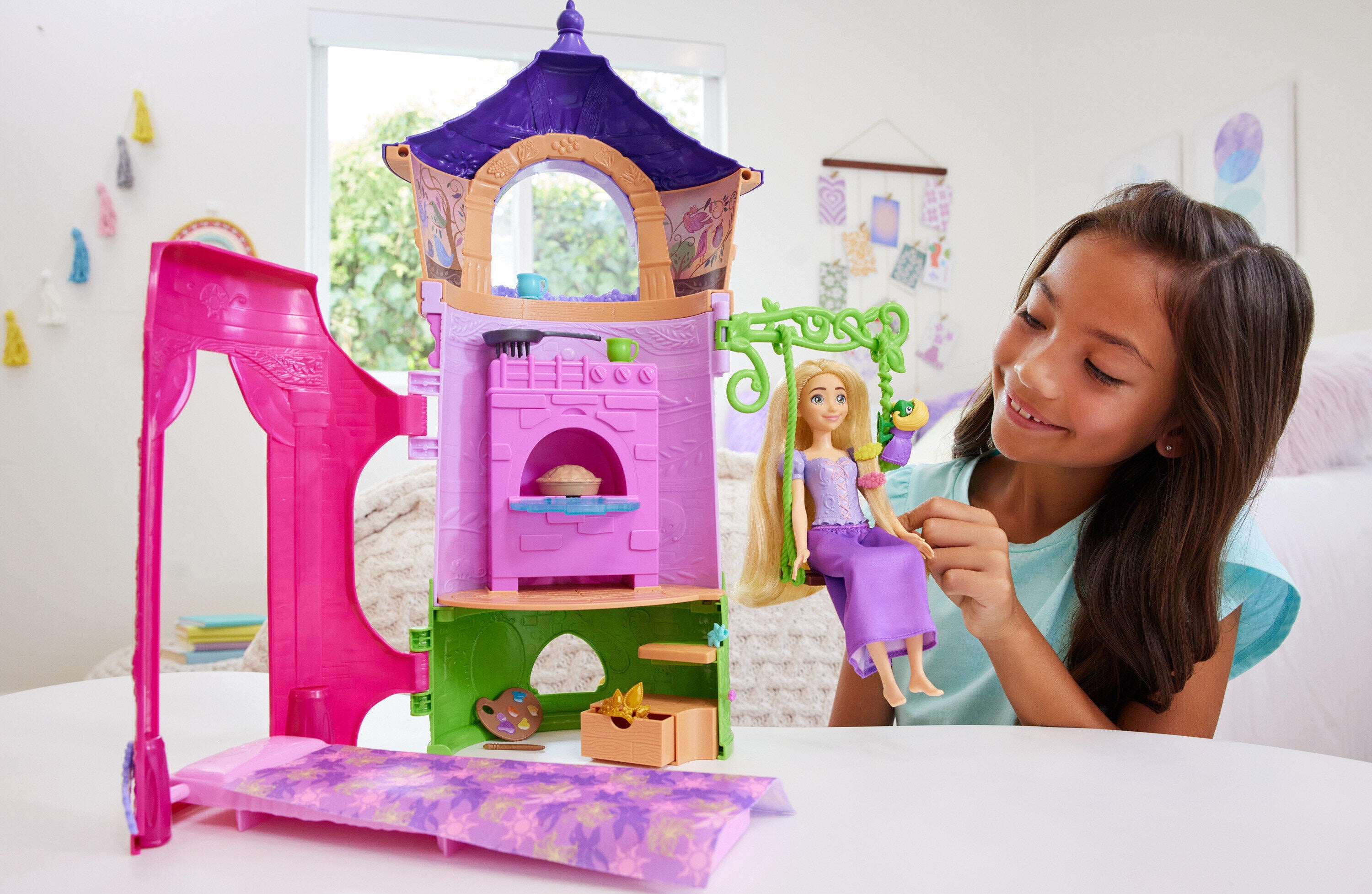 Rapunzel tower dollhouse deals