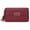 Red, variant on Gustave Womens Small Crossbody Shoulder Bag Leather Cellphone Bags Wallet Purse with Credit Card Slots and Handbags, Black