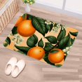 thumbnail image 5 of Tangerine Polyester Non-Slip Machine Washable Floor Carpet Chair Mat Floor Rug, 5 of 6