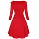 thumbnail image 3 of Vestidos Para Mujer Vestidos Casuales Moda Cuello Redondo Patchwork Mangas Tres Cuartos Vestido Estampado Vestidos Odeerbi ODB134549, 3 of 3