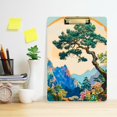 thumbnail image 2 of FORMRS Acrylic Clipboard with Low Profile Clip Standard A4 Letter Size, 12.5" x 9", Large Pine Tree, 2 of 8