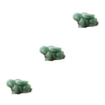 thumbnail image 3 of Injueey Figuras de conejito de cristal, tallada de animales, animales bonitos de mesa, estatua hecha a mano, regalo de mesa, regalo de Type1 NO1, 3 of 6