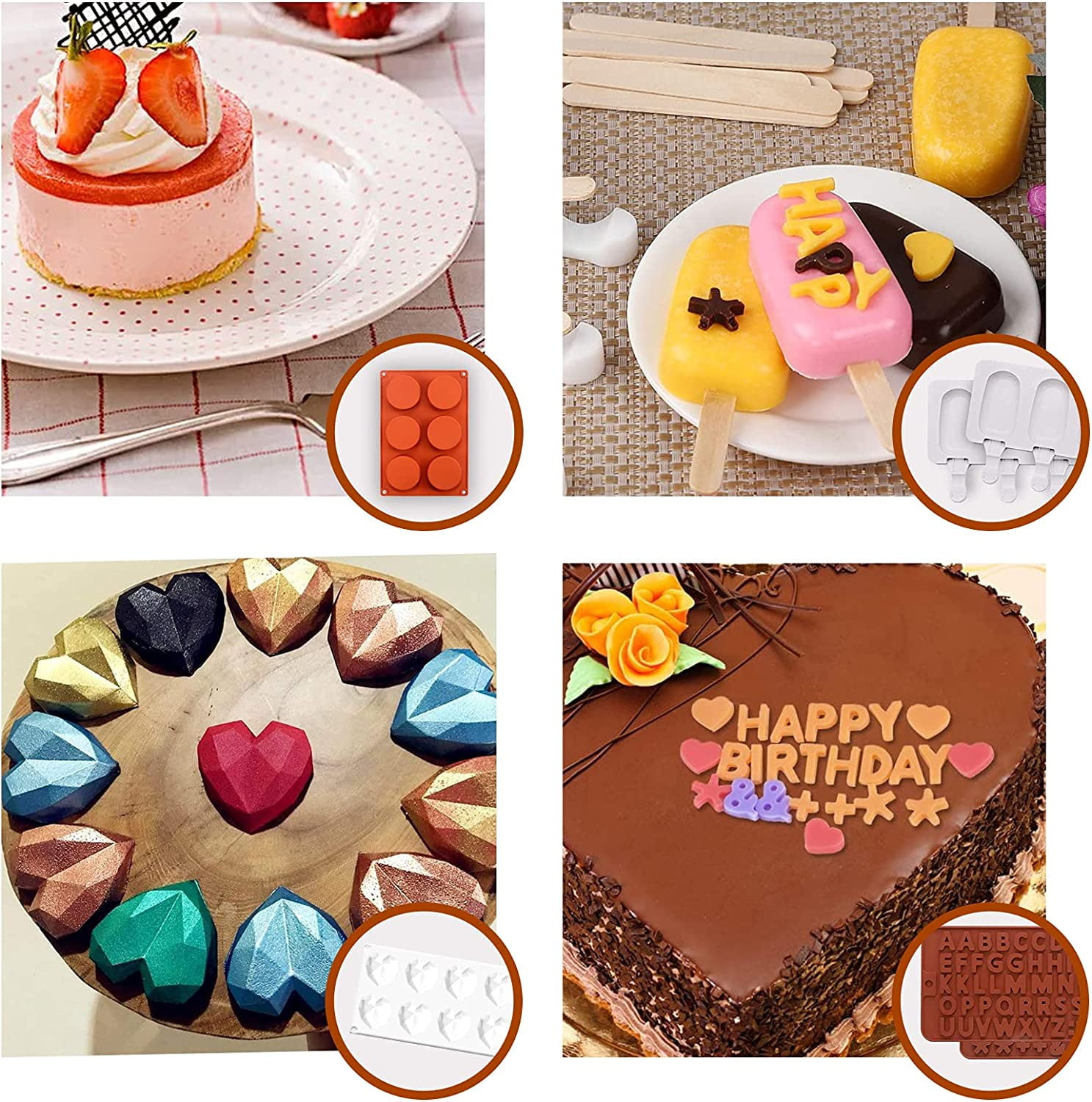 Oreo Heart Chocolate Molds – Crafty Cake Shop