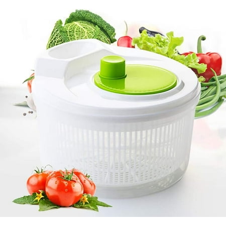 Vegetable Salad Drainer Spinner Creative Household Manual Plastic Drain ...