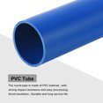 thumbnail image 4 of Uxcell Rigid Round Pipes High Impact for Water Pipe Crafts Cable Sleeve Blue 36mm x 40mm, 4 of 6