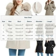 thumbnail image 3 of Parkas Jackets for Women Thicken Warm Faux-fur Tirm Hooded Long Parka Coat with Pockets Winter Puffer Outerwear (L, Coffee 01), 3 of 6