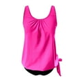 thumbnail image 5 of Maillot de Bain Tankini Rétro Imprimé Taille Haute Conservateur pour Femmes - Hontri, 5 of 5
