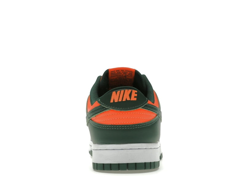 Nike Men's Dunk Low Retro Miami Hurricanes Shoes, from StockX - Walmart Business Supplies