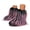 Pink, variant on Women's Furry Booties Faux Fur Mid Calf Winter Snow Boot Plush Outdoor Indoor Flat House Shoes