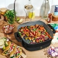 thumbnail image 2 of Beautiful 5 in 1 Electric Skillet - Expandable up to 7 Qt with Glass Lid, Black Sesame by Drew Barrymore, 2 of 22