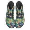 thumbnail image 4 of Wismoutput Palm Leaves Printed Barefoot Shoes for Men Outdoor Lace-Up Sneakers for Beach Walk Wide Width Stylish Walking Running Shoes for Boys Adults, 4 of 7