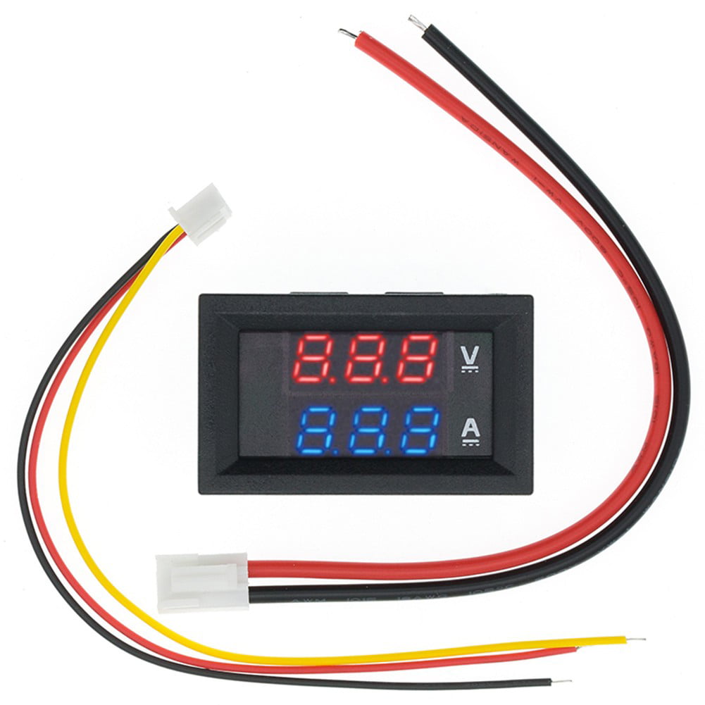 electrolight DC 0-100V 10A LCD Display Digital Voltmeter Ammeter
