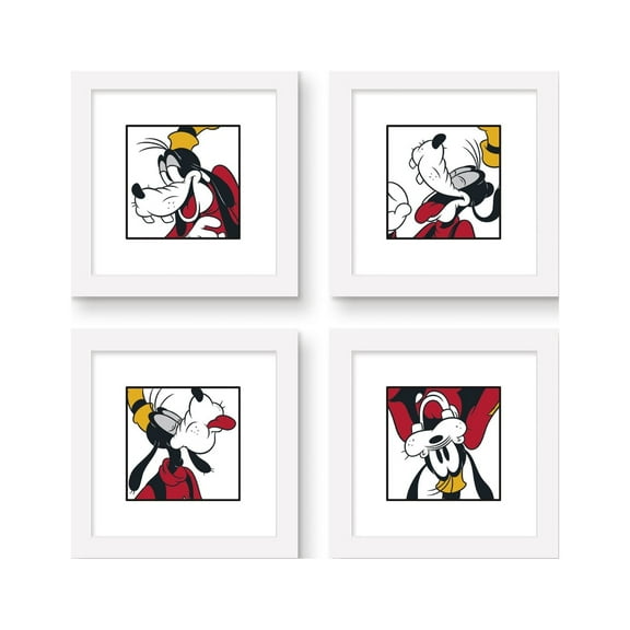 Gallery Pops Disney Mickey and Friends - Goofy Expressions Wall Art Bundle (4-Pack)