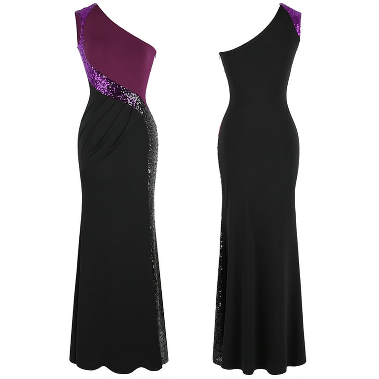 Sexy One-Shoulder Splicing Evening Dress Sexy One-Shoulder Splicing Evening Dress
