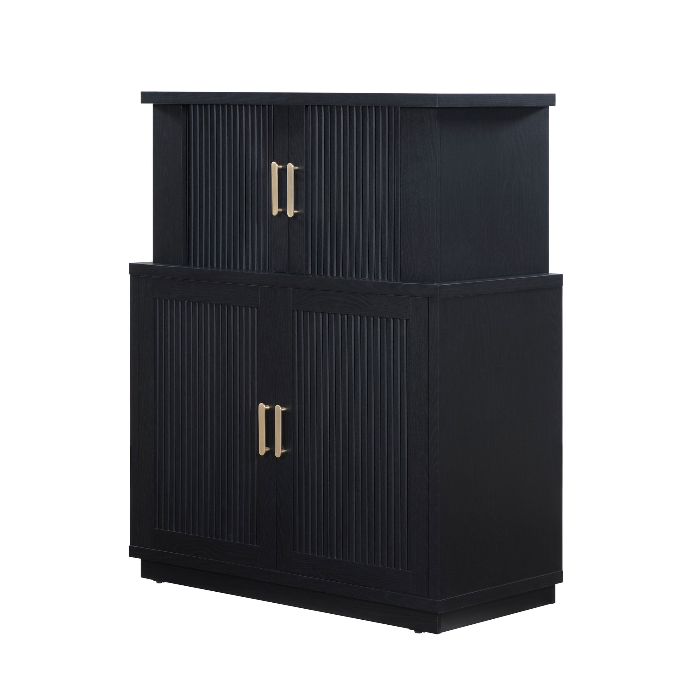 Beautiful Drew Bar Cabinet by Drew Barrymore, Black Finish