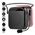 thumbnail image 2 of 5W 2400mAh Voice Amplifier Multifunctional Portable Personal Voice Speaker With Microphone Display For Teachers Speech ,Powerful Sound, 2 of 7