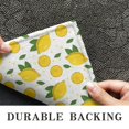 thumbnail image 6 of Yellow Lemon Fruit Slices White Pattern Door Rugs,Washable Non Slip Door Mats Indoor,Decorative Door Mats,Entry Mat Indoor for Entrance,Bedroom,Kitchen,Bathroom,17"x30", 6 of 6