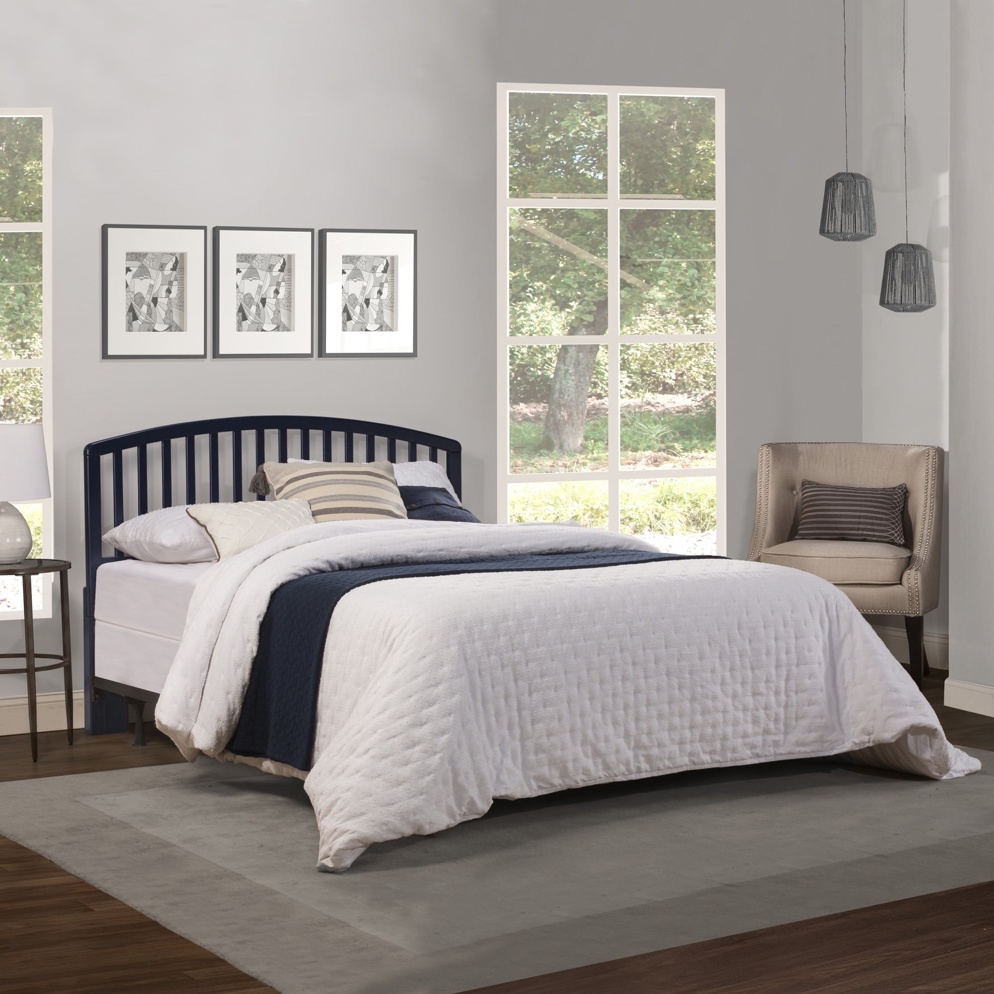 Hillsdale Furniture Carolina Wood Full/Queen Headboard with Bed Frame