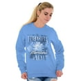 thumbnail image 5 of Montana Cute State Flower Souvenir Women Crewneck Sweatshirt Brisco Brands S, 5 of 6
