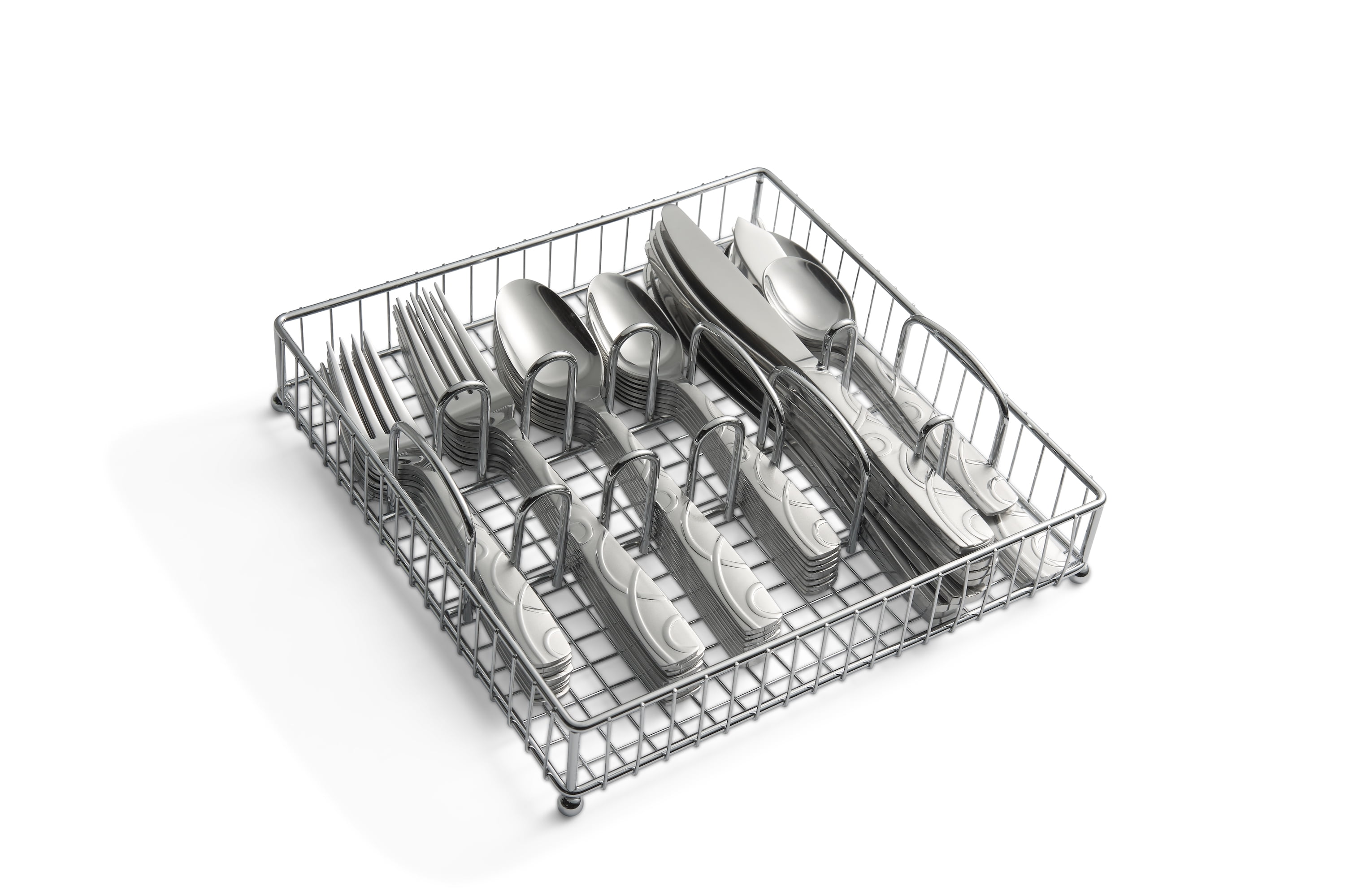 Cambridge Roam Sand 45-Piece Stainless Steel Flatware Set & Hostess Set (Service for 8)