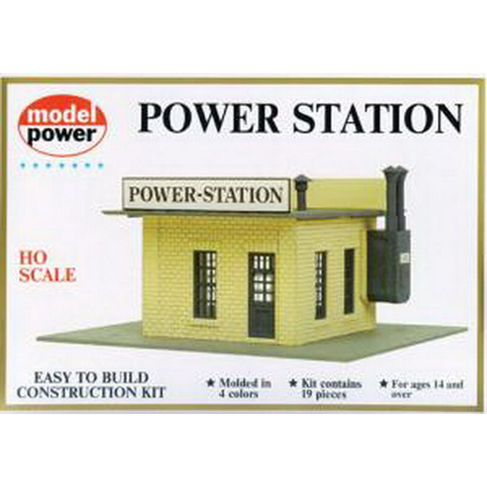 Model Power 443 HO Scale Power Station Building Kit