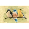 thumbnail image 2 of Warren, Annie 14x10 Gold Ornate Wood Framed with Double Matting Museum Art Print Titled - Bird Perch IV, 2 of 4