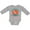 AC-Heather Grey, variant on Inktastic Daytona Beach Florida Vacation Trip Boys or Girls Long Sleeve Baby Bodysuit