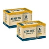 Athletic Brewing Company Cerveza Atletica Light Copper, Craft Non-Alcoholic Beer, 12 fl oz Cans, 12 Pack, 0.5% ABV