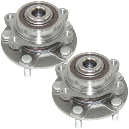 - Pair Set Front Wheel Hub Bearings Replacement for Infiniti Nissan 40202-AL56C HA590027 513268
