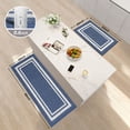 thumbnail image 6 of JAATOP Non-Slip Kitchen Mats, Absorbent Floor Mat Set of 2, Washable Floor Mat for Kitchen, 20"x 32" + 20"x 48", Navy, 6 of 8
