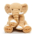 thumbnail image 4 of MorisMos 20'' Brown Elephant Stuffed Animal Soft Stuffed Animal Elephant Plush Toy, 4 of 5
