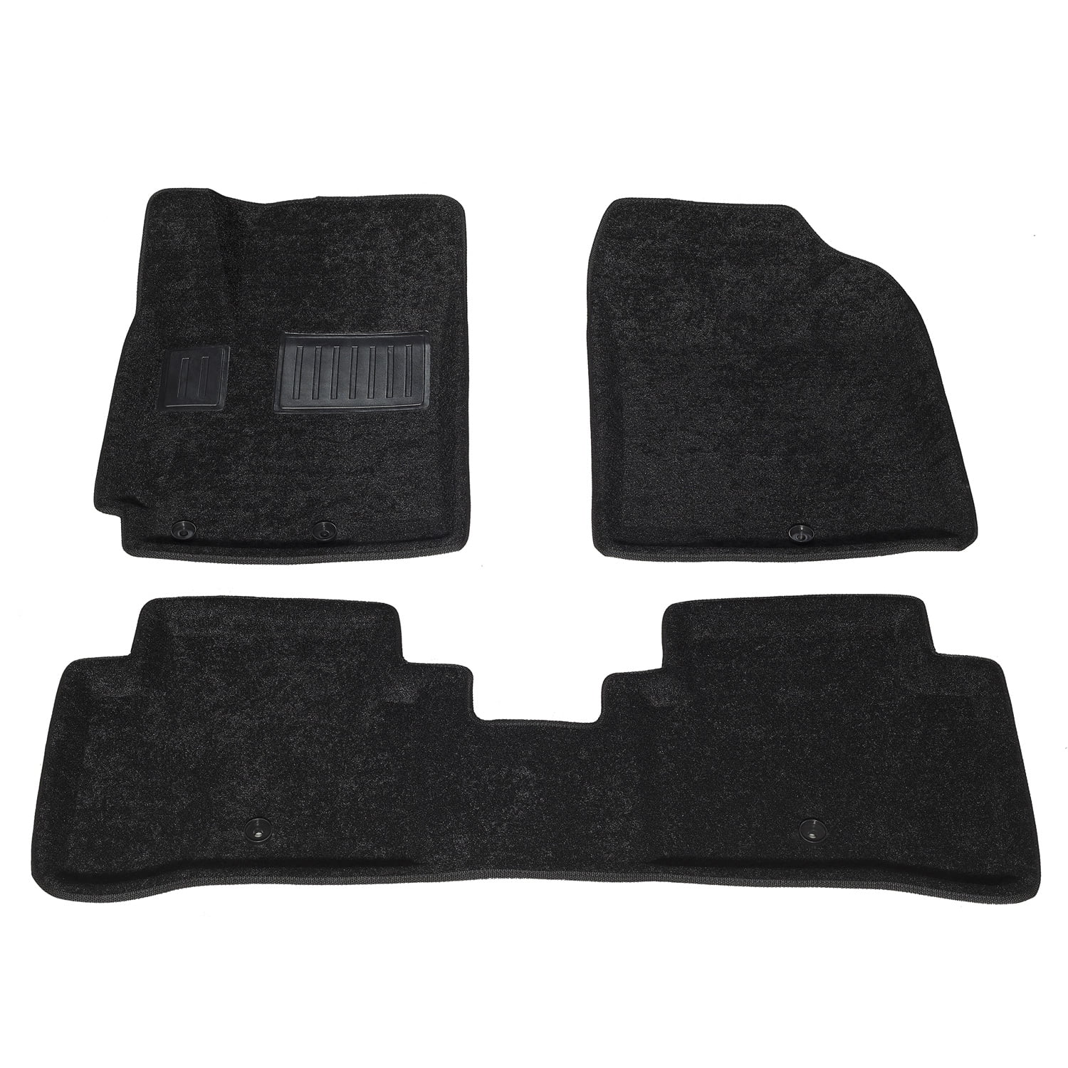 Findway 3D Floor Mats for 20122016 Kia Rio Sedan / Hatchback (2nd Row