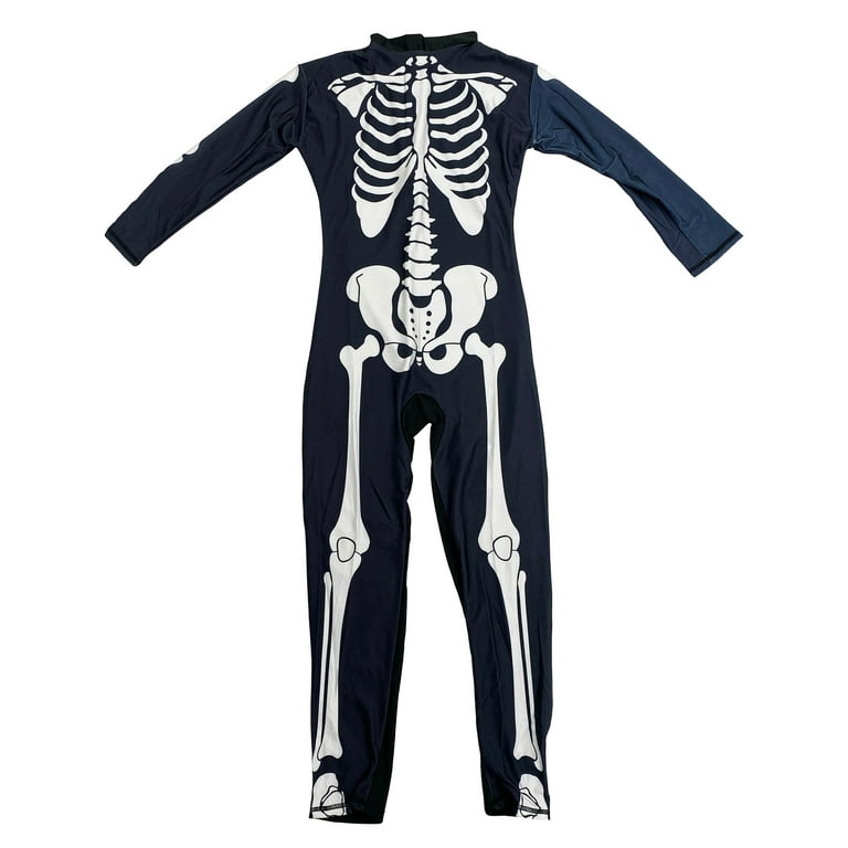 Halloween Skeleton Body Suit Adult Costume, Unisex Spandex, Donnie