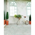 thumbnail image 1 of BSDHOME Polyester 5x7ft Stone Floor Old House Flower Bicycle Photography Backdrops Photo Props Studio Background, 1 of 2