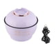 thumbnail image 1 of Mini olla eléctrica multifuncional para calentar rápidamente, ideal para el hogar, residencias de estudiantes, enchufe CN de 220 V, olla eléctrica portátil para fideos de color morado, 1 of 8