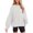 White, variant on Wang6 Womens Plus Size White Sweatshirts Long Sleeve Crew Neck Tunic Pullovers Comfy Fall Loose Fit Drop Shoulder Solid Tshirts Tops White XL
