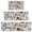 Pioneer Flower Floral, variant on Pioneer Flower Floral Print Pattern Kitchen Rugs Sets Of 3,Kitchen Runner Rugs Non Skid Washable,Decorative Kitchen Floor Mats for Kitchen,Sink,Laundry,17"x30" 17"x47" 17"x59"