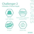 thumbnail image 6 of Intex Challenger 2, 2 Person Inflatable Raft with Oars & Air Pump, 6 of 9