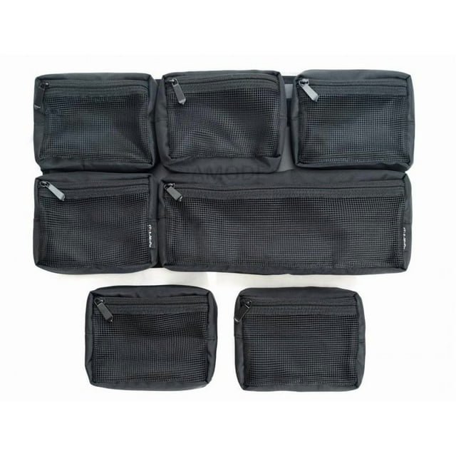 Upgraded mesh lid organizer. 7 Pocket removable design. Fits Pelican 1510 & 1535 cases.