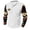 White, variant on Goodtrade8 Plus Size Tops for Men Casual Plus Size Button Green Printed Long Sleeve Crew Neck Winter Shirts for Men