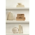 thumbnail image 2 of Kate and Laurel Burlock Decorative Burlwood Stacking Storage Box Set of 2, 10 x 8 and 8 x 6, Natural Wood, Modern Glam Two-Piece Box Set with Handles for Use as Jewelry Boxes or Perfume Organizers, 2 of 9
