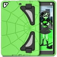 thumbnail image 4 of ELEHOLD Kids Friendly Case for iPad 6th/5th Gen Pro 9.7 iPad Air 2 Case, Heavy Duty Shockproof Rugged Protective Case with Foldable Kickstand for Kids Boys Children for iPad 9.7 inch Case,Green+Black, 4 of 9