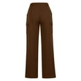 thumbnail image 4 of REALiKUN Womens Wide Leg Pants Dressy Casual Elastic High Waisted Palazzo Business Lounge Trousers, 4 of 7