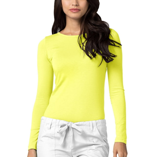 Adar sous-Couches pour Femmes - T-Shirt de sous-Couche à Manches Longues Confortable