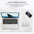 thumbnail image 3 of Large Mouse Pad, Full Desk XXL Extended Gaming Mouse Pad 35" X 15", Waterproof Desk Mat w/Stitched Edges, Non-Slip Laptop Computer Keyboard Mousepad for Office and Home, White Marble Design, 3 of 6