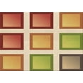 thumbnail image 1 of Ahgly Company Indoor Rectangle Patterned Mahogany Brown Area Rugs, 5' x 7', 1 of 6