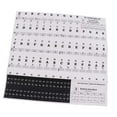 thumbnail image 4 of 49/54/61/88 Key Piano Sticker Music Note Keyboard Labels for kids Black, 4 of 8
