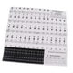 thumbnail image 4 of Pegatinas para teclas de piano para teclados de 49/54/61/88 teclas con notas y números de notas marcados. Negro, 4 of 9
