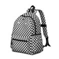 thumbnail image 2 of Black and White Checkered Pattern Backpack for School, Cute School Bag with Adjustable Shoulder Straps and Padded Back, 13.4"x11"x4.7", 2 of 5